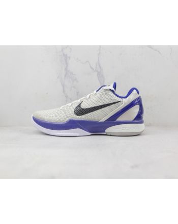 Nike Zoom Kobe 6 White Blue Black 436311-100